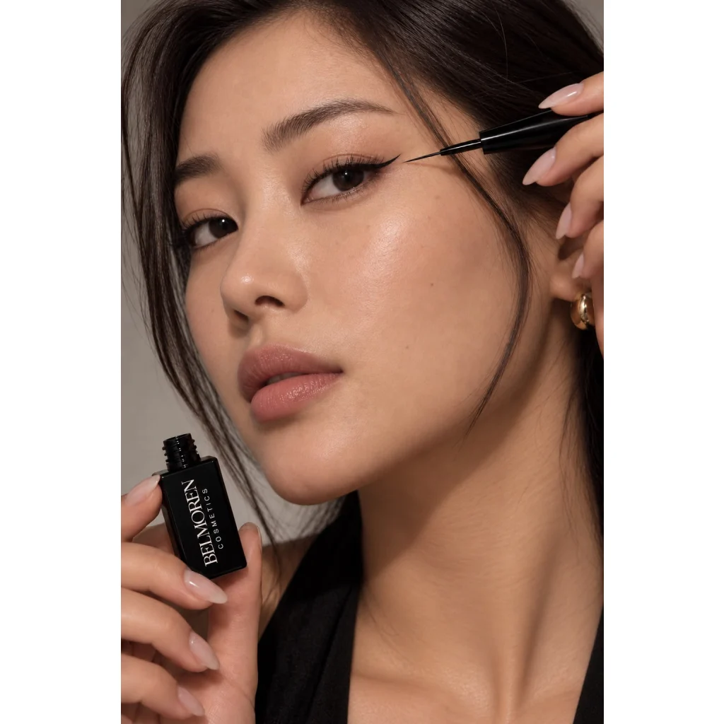 Belmoren Eyeliner Dipliner ile eyeliner uygulaması
